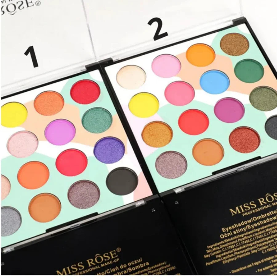 **Miss Rose 16 Color Matte & Shimmer Eyeshadow Palette**
