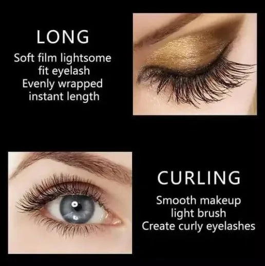 Miss Rose Waterproof Quick Dry Easy To Use Liquid Black Mascara .