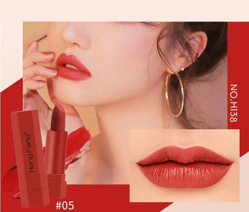 **HENG FANG Matte Waterproof Lipstick Set**