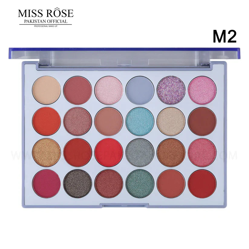 Miss Rose makeup 24 Color Mix Versatile Eyeshadow Palette