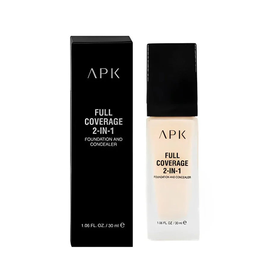 APK Full Coverage 2 in 1 Foundation & Concealer - Flawless, All-Day Coverage |