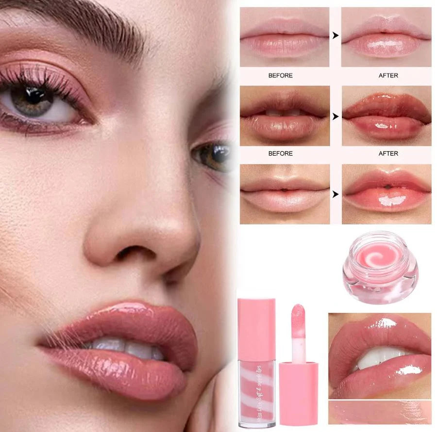 **Miss Lara Spiral Lip Gloss & Lip Balm Set**