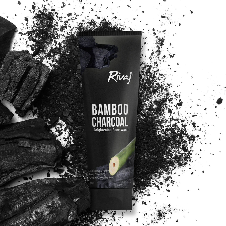 Rivaj UK Whitening Face Wash - Bamboo Charcoal