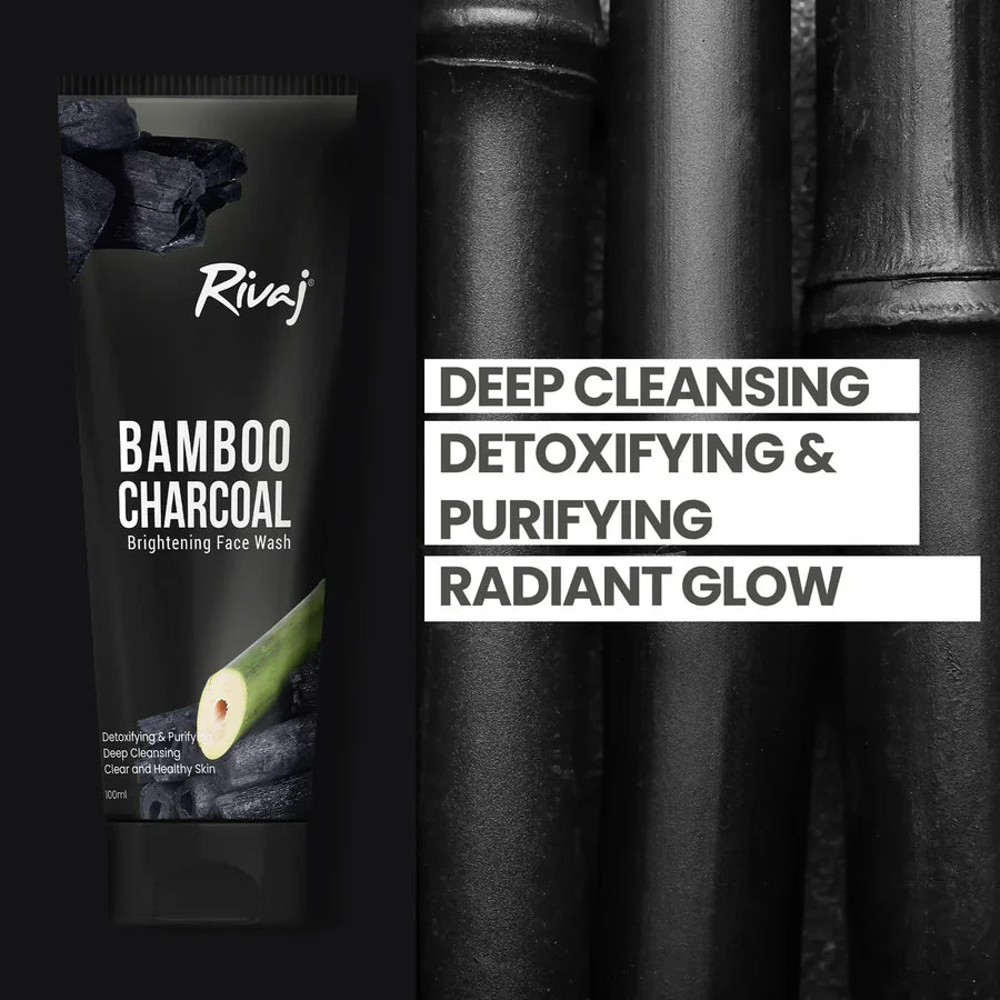 Rivaj UK Whitening Face Wash - Bamboo Charcoal