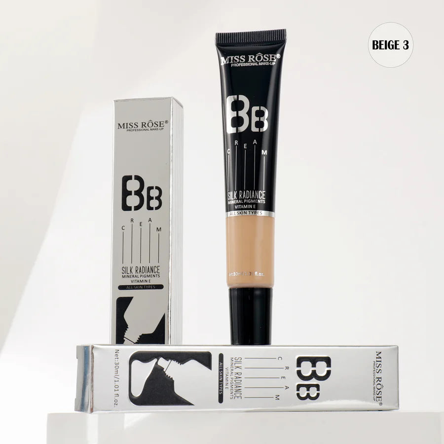 Miss Rose Silk Radiance BB Cream with Vitamin E | Long Lasting