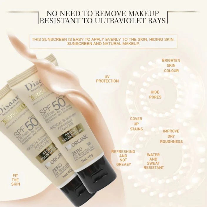 **Disaar DS313-1 SPF 50 Tinted Sunscreen Cream**
