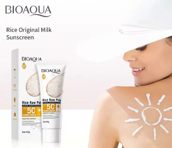 **BIOAQUA BQY09890 Rice SPF 50 Sunscreen Cream**