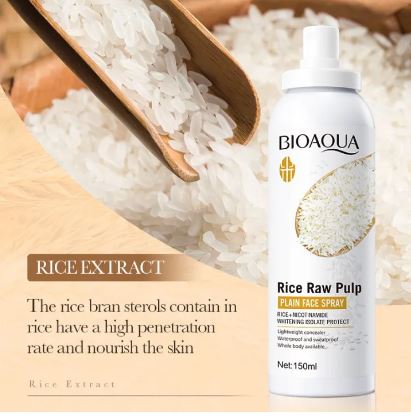 **BIOAQUA Rice & Nicotinamide Whitening Face Spray 150ml**