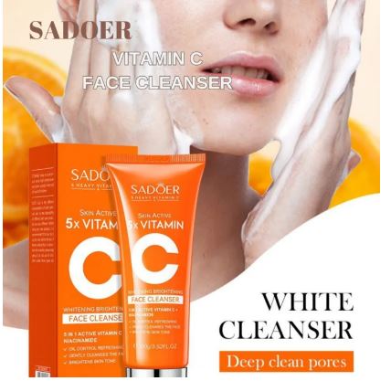 **SADOER 5X Vitamin C Whitening Facial Cleanser 100g**