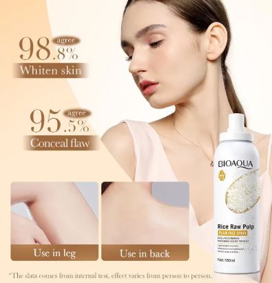 **BIOAQUA Rice & Nicotinamide Whitening Face Spray 150ml**