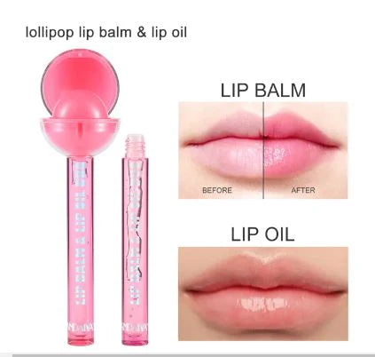 **2-in-1 Lollipop Color Changing Lip Oil & Balm**