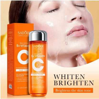 **SADOER SD08091 5X Vitamin C Brightening Face Toner 130ml**