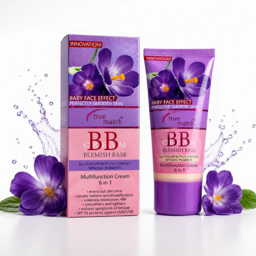 **True Match BB Cream – Natural Glow Finish**