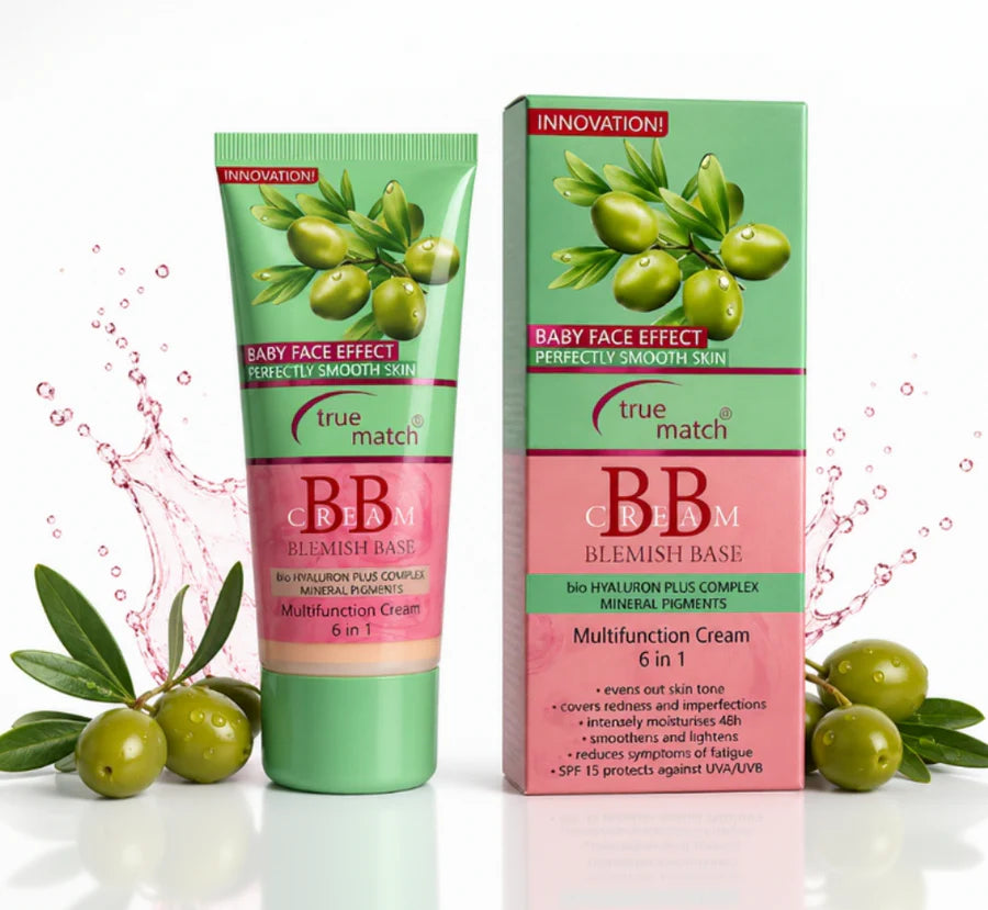 **True Match BB Cream – Natural Glow Finish**