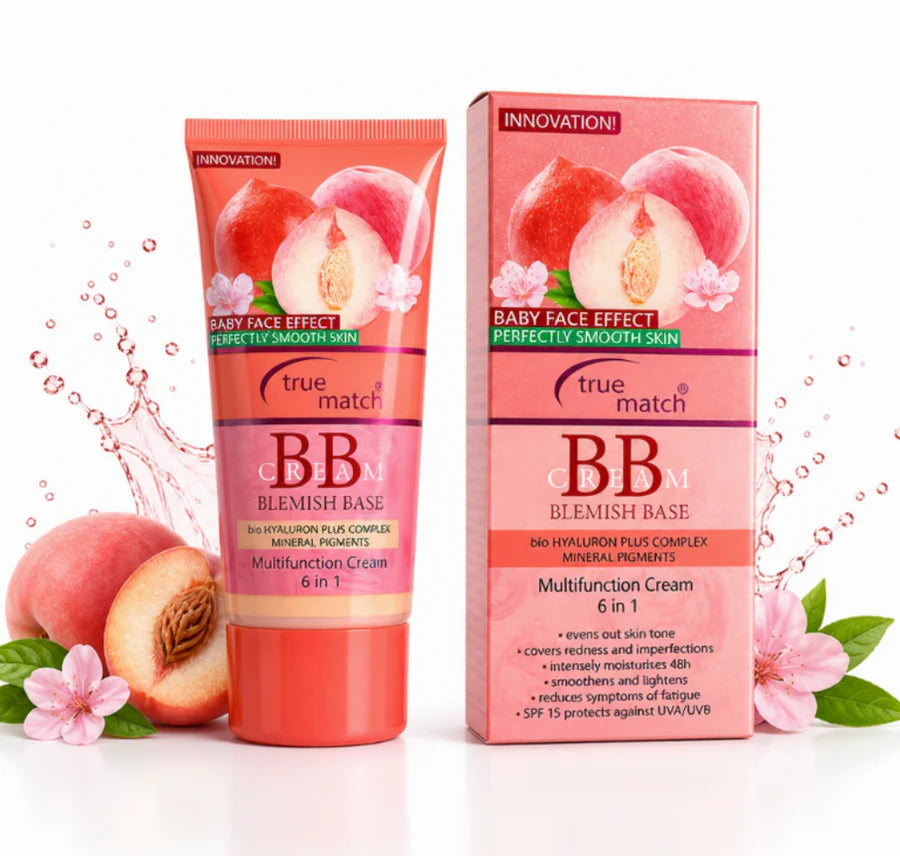 **True Match BB Cream – Natural Glow Finish**