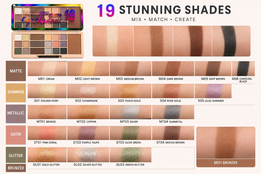 **DODO Girl Bold & Beautiful Eyeshadow Palette**