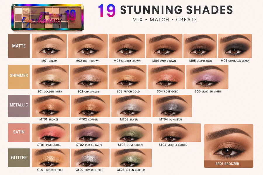 **DODO Girl Bold & Beautiful Eyeshadow Palette**