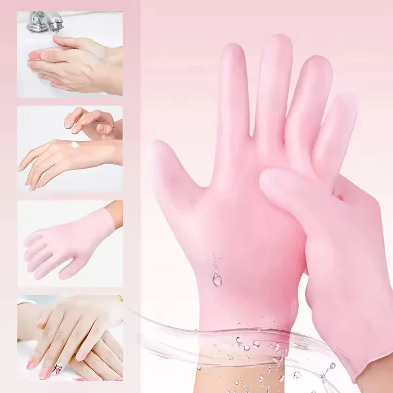 **Moisturizing Silicone Hand Care Gloves (1 Pair)**