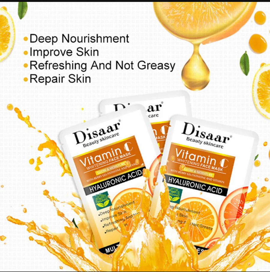 **DISAAR Vitamin C Skincare Kit (3PCS)**