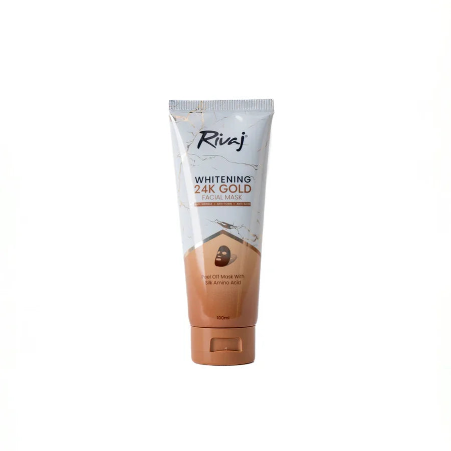 **Rivaj 24K Gold Whitening Facial Mask 100ml**