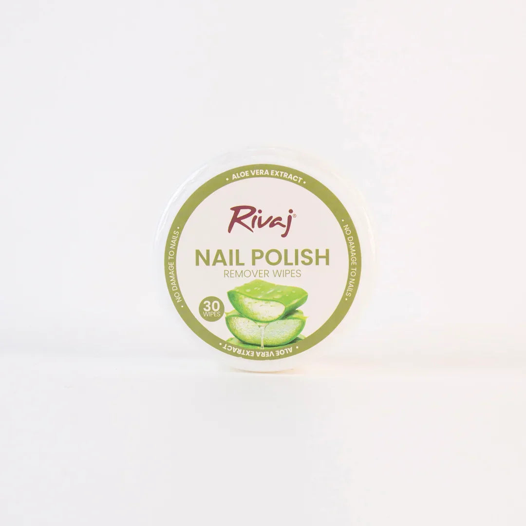 Rivaj - Nail Polish Remover Wipes (Aloe Vera Extract) - 30 Wipes