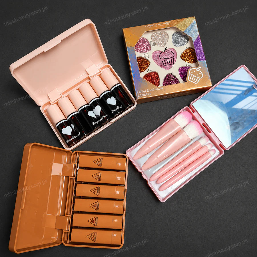 **Luxury Brush & Lip Collection (4PCS) Deal #10**