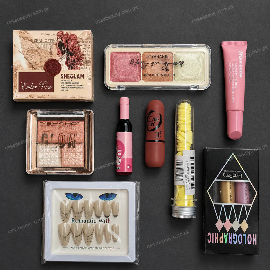 **Glam Treasure Makeup Deal Set (9PCS) #18**