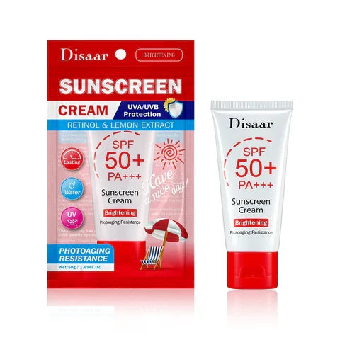 **Disaar Retinol SPF50+ PA+++ Sunscreen Cream DS5394/DS5395**