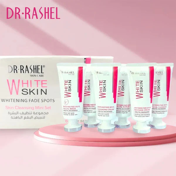 DR.Rashel Whitening Fade Spots Skin Cleansing Mini Set - Pack of 6pcs