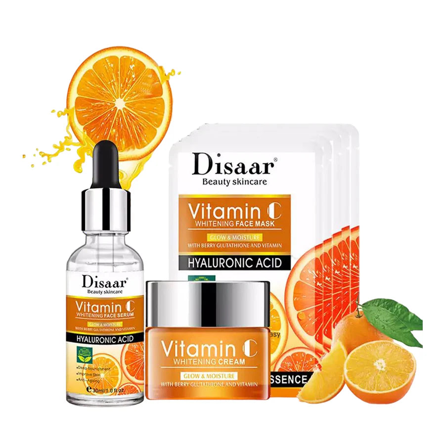 **DISAAR Vitamin C Skincare Kit (3PCS)**