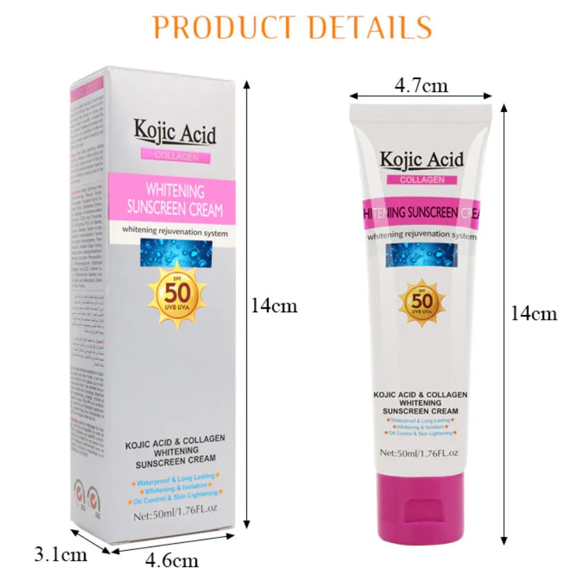 **GUANJING SPF50 Anti-Aging Sunscreen Cream GJ7006**