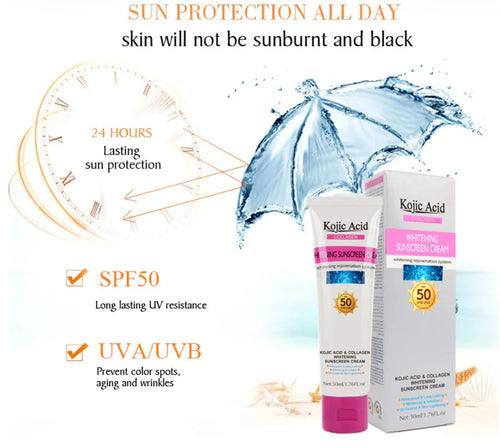 **GUANJING SPF50 Anti-Aging Sunscreen Cream GJ7006**