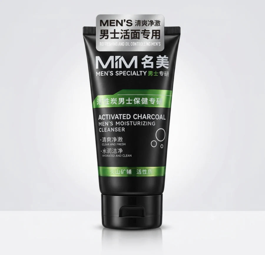 **Men's Oil Control Deep Cleansing Face Wash**