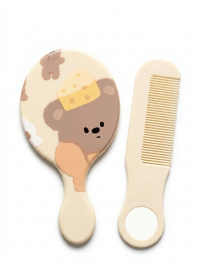 Kawaii Pocket Mirror with Comb – Travel Friendly Makeup Essential (Random)