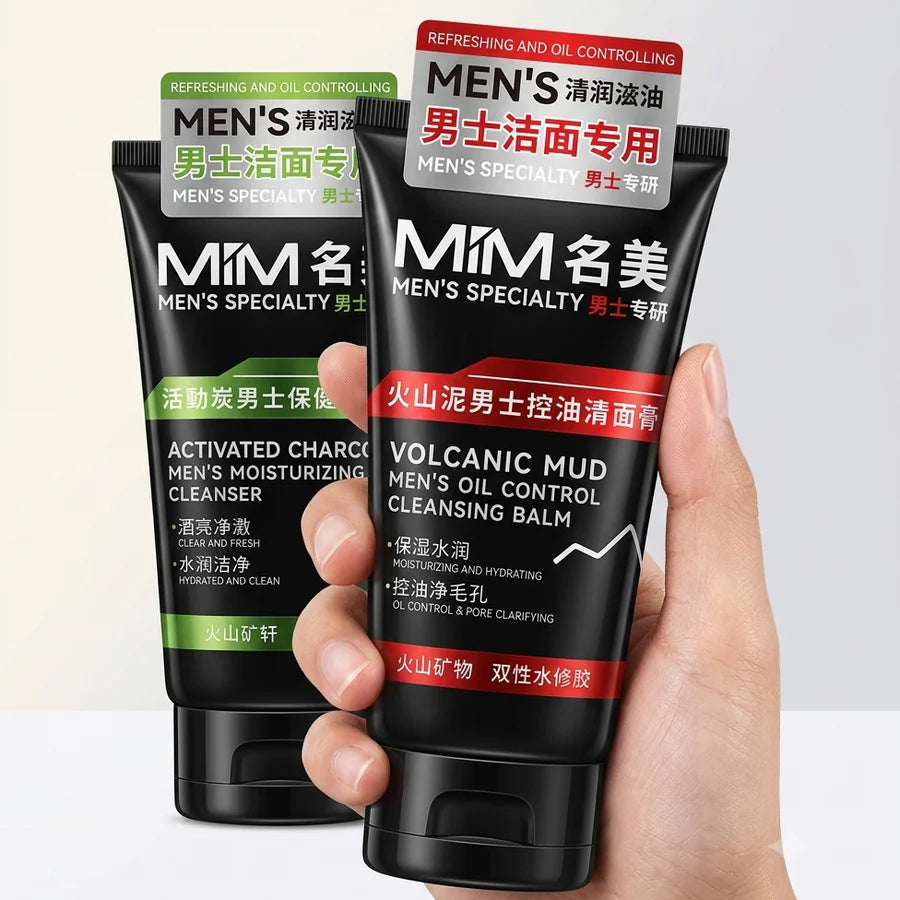 **Men's Oil Control Deep Cleansing Face Wash**