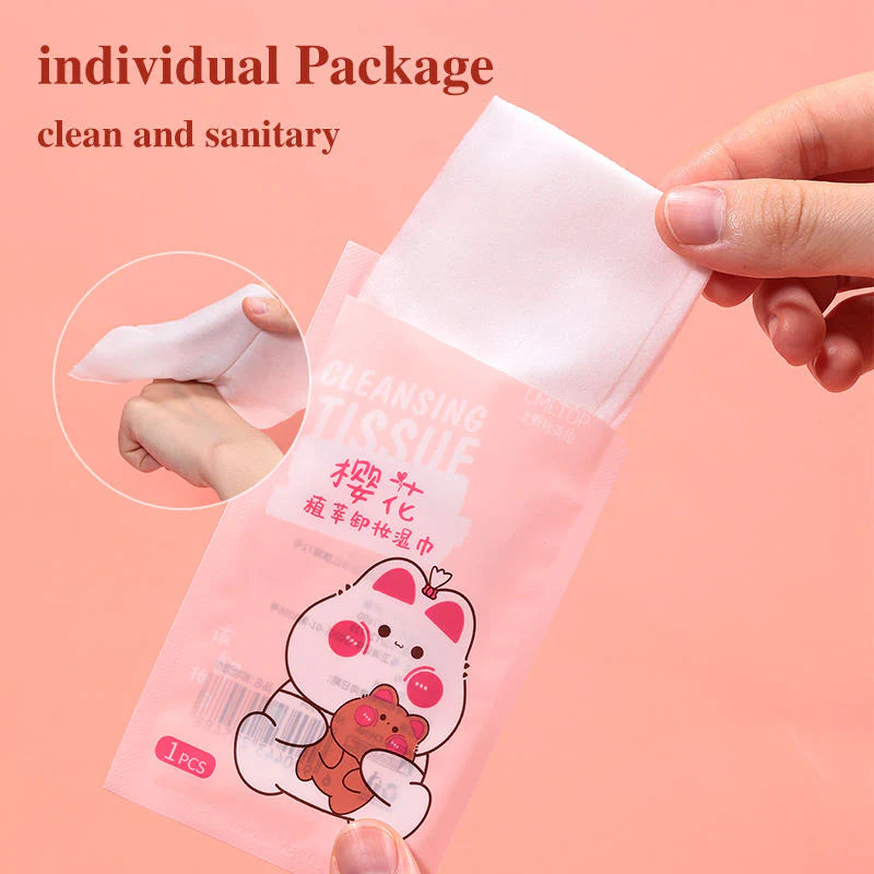 Pure Natural Wet Wipes 10 Pieces Travel Pack