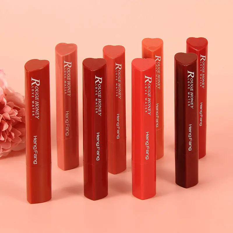 HengFang Moisturizing 9 Pcs Color Heart Shape Lipsticks