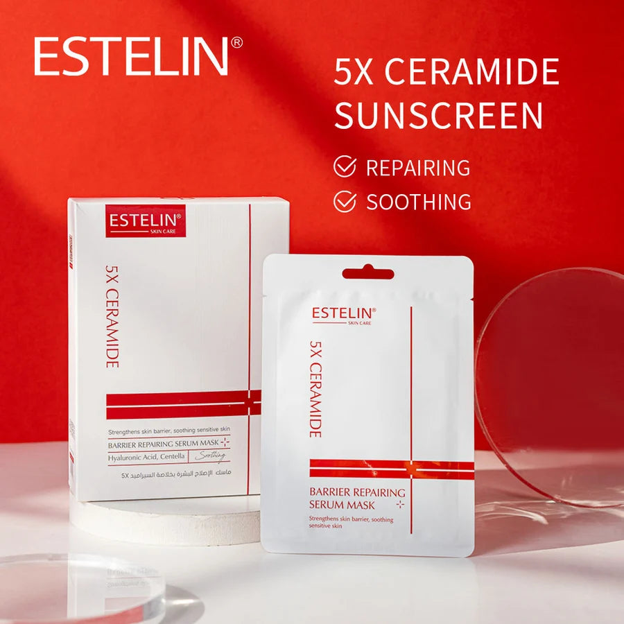 **ESTELIN 5X Ceramide Barrier Repair Sheet Mask ES0213**