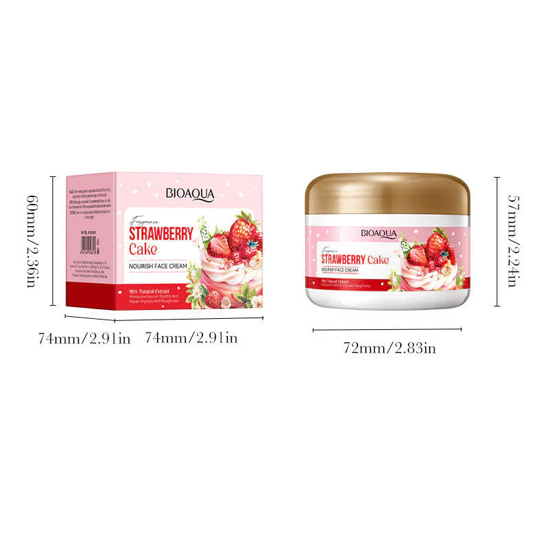 **BIOAQUA BQY48318 Strawberry Cake Nourishing Face Cream 100g**