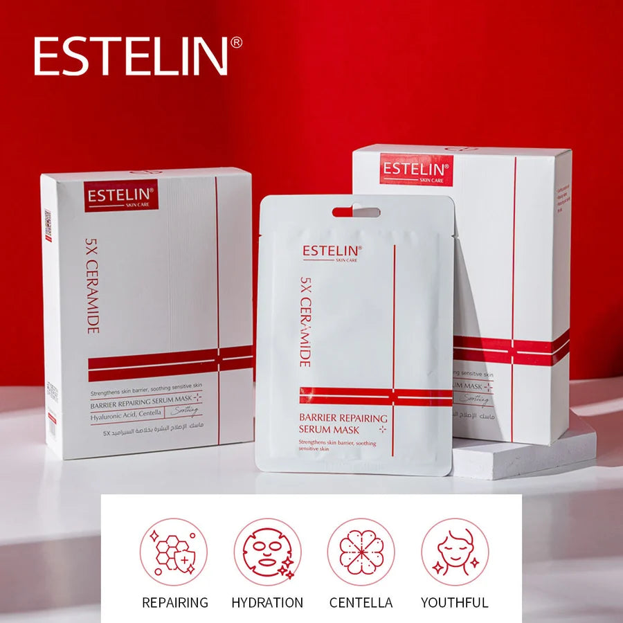 **ESTELIN 5X Ceramide Barrier Repair Sheet Mask ES0213**