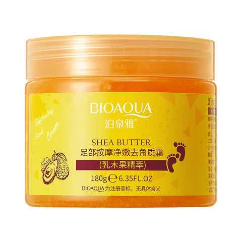 **BIOAQUA BQY7151 Shea Butter Foot Scrub Cream 180g**