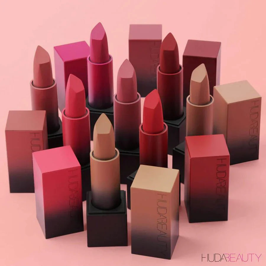 Huda Beauty Matte Lipstick Set - 12 Pcs