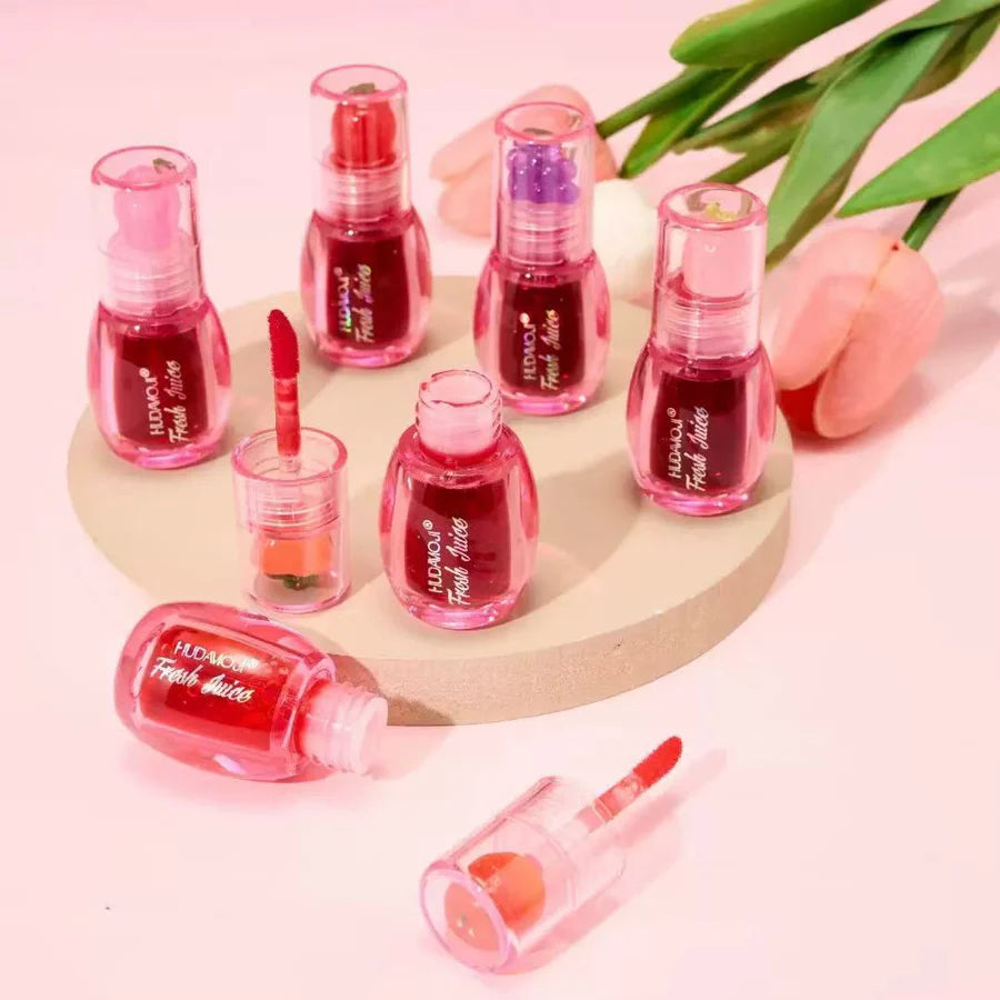 Hudamoji Fresh Juice Crystal Clear, Moisturising and Lightwight Lip Tint LT-001