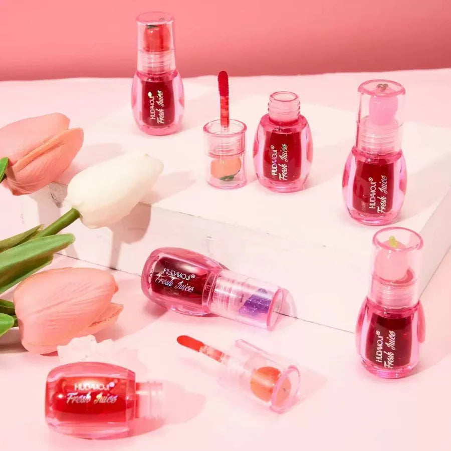 Hudamoji Fresh Juice Crystal Clear, Moisturising and Lightwight Lip Tint LT-001