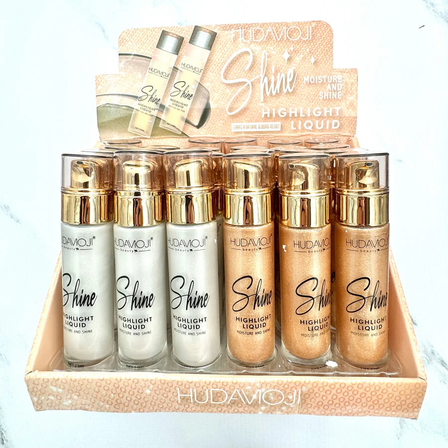 1 Pc HUDAMOJI GLOW MAKEUP HIGHLIGHTER Moisture And Shy