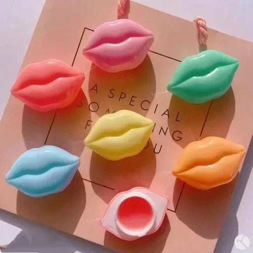 1 Pc Lip Shape Natural Moisturizing Repair Lip Balm Lip Balm