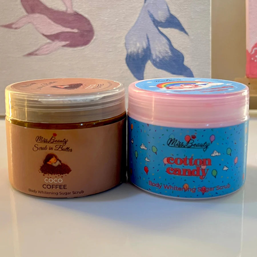 **Miss Beauty Body Whitening Sugar Scrub Set (2PCS)**