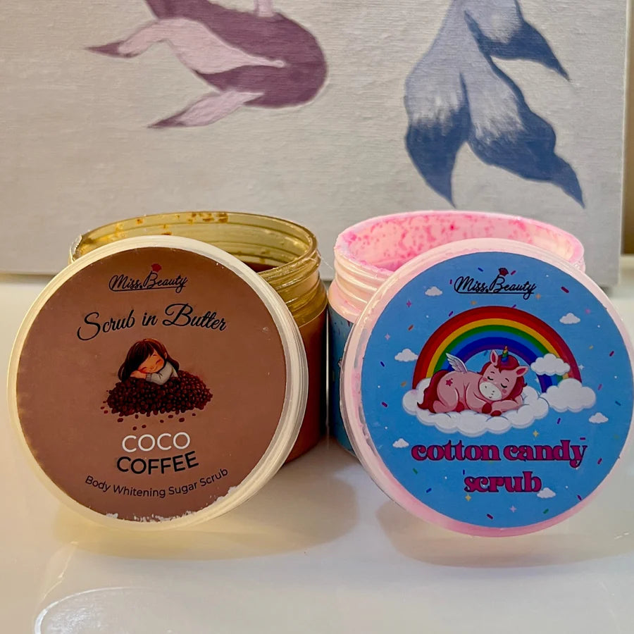 **Miss Beauty Body Whitening Sugar Scrub Set (2PCS)**