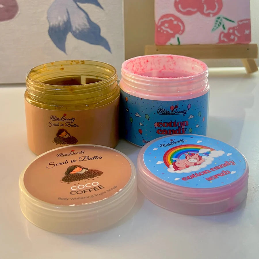 **Miss Beauty Body Whitening Sugar Scrub Set (2PCS)**