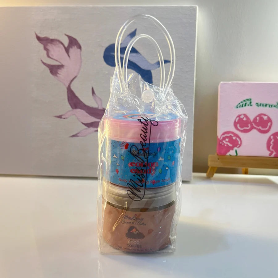 **Miss Beauty Body Whitening Sugar Scrub Set (2PCS)**